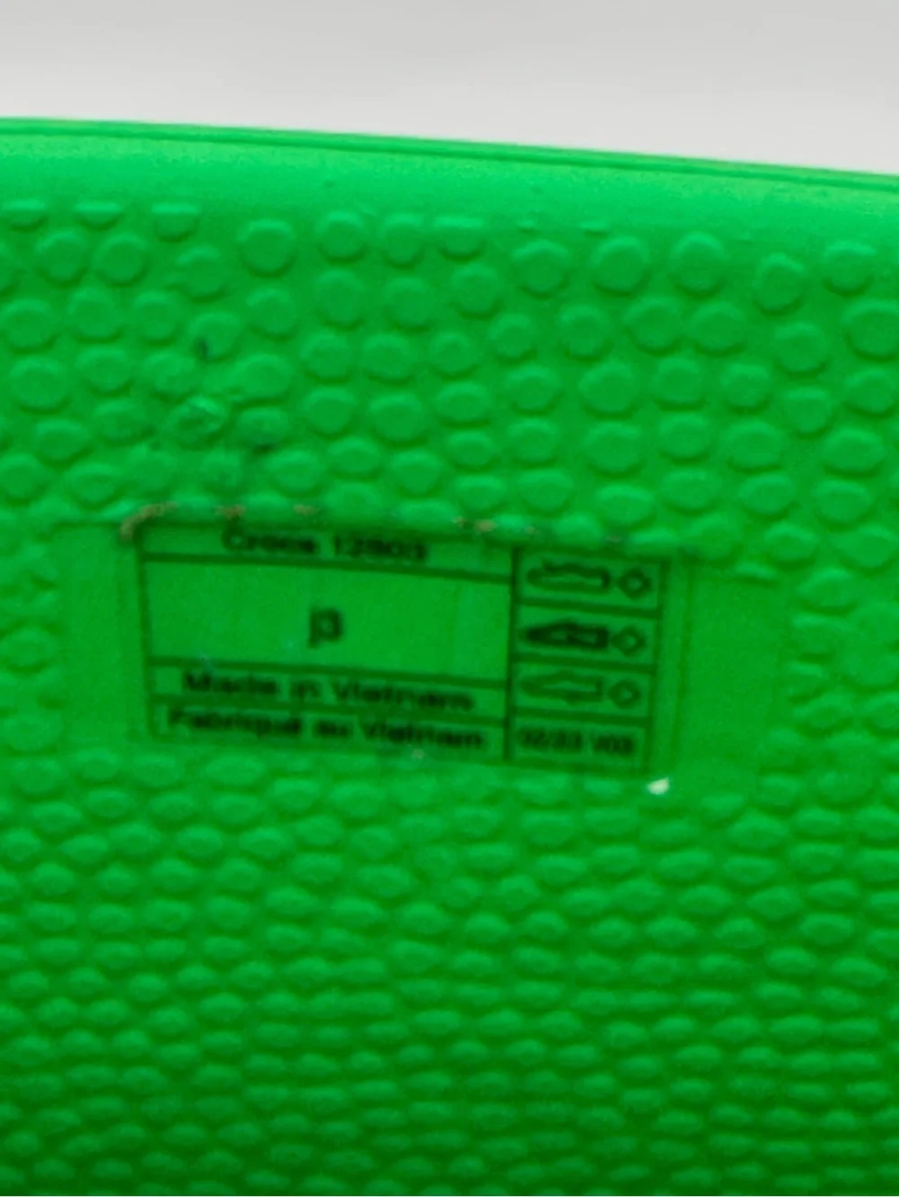 Crocs Handle It Green Boots Size J-3